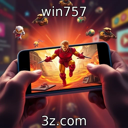 Expansão do mercado de jogos móveis em crescimento